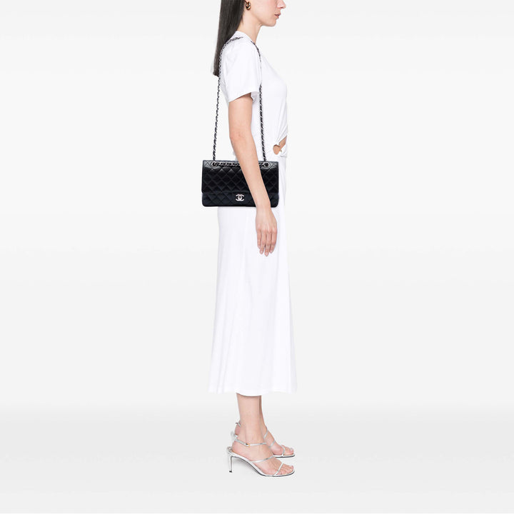Chanel Classic Double rabat Moyen Cuir caviar Noir – vue 6 – GABY PARIS