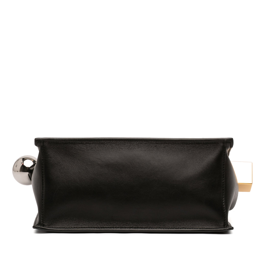 Jacquemus Cuir La Pochette Rond Carre Pochette
