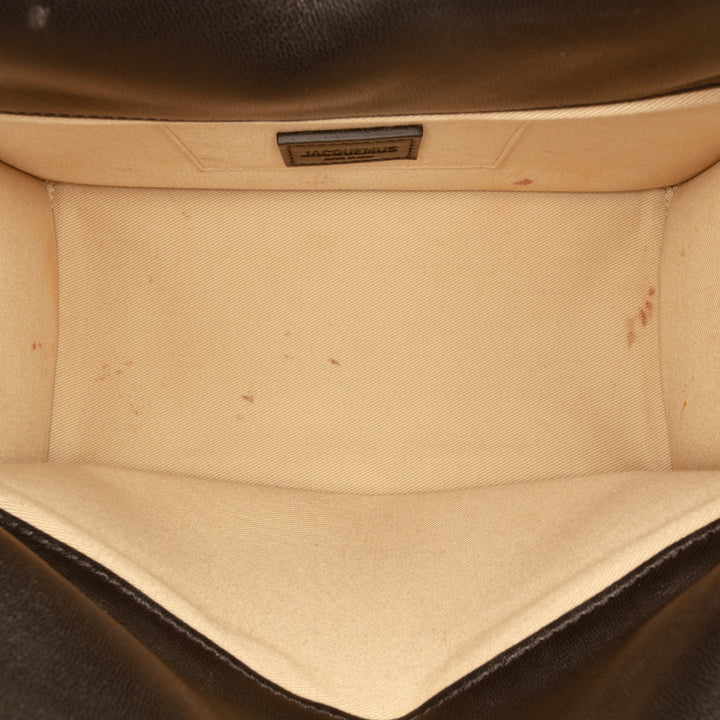 Jacquemus Cuir La Pochette Rond Carre Pochette