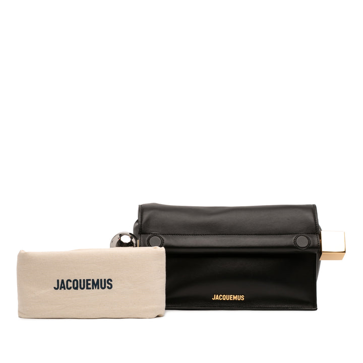 Jacquemus Cuir La Pochette Rond Carre Pochette