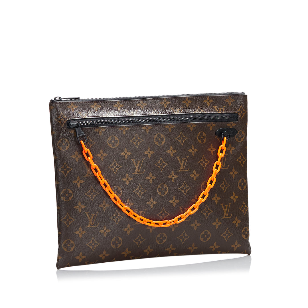 Monogram Solar Ray A4 Pochette Brown - Gaby Paris