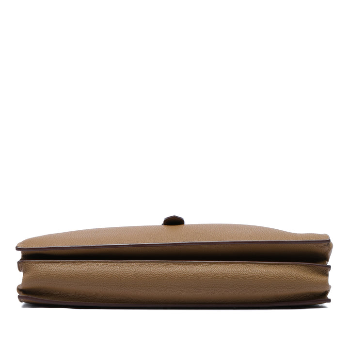 Hermès Sac a Depeches 40 Togo Marron – vue 3 – GABY PARIS