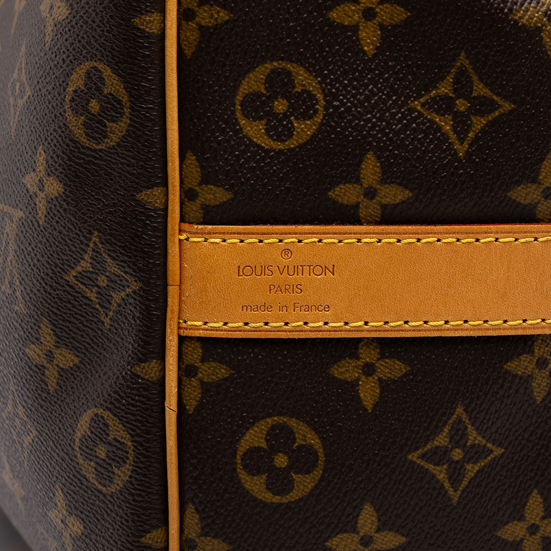 Louis Vuitton Sac de voyage Keepall Bandouliere 50 Monogram Marron – vue 5 – GABY PARIS