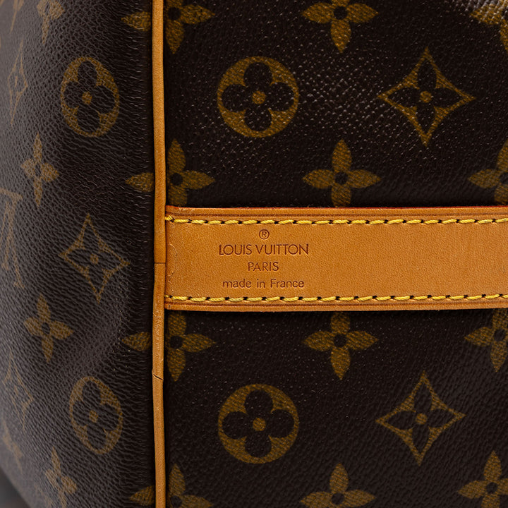 Louis Vuitton Sac de voyage Keepall Bandouliere 50 Monogram Marron – vue 5 – GABY PARIS