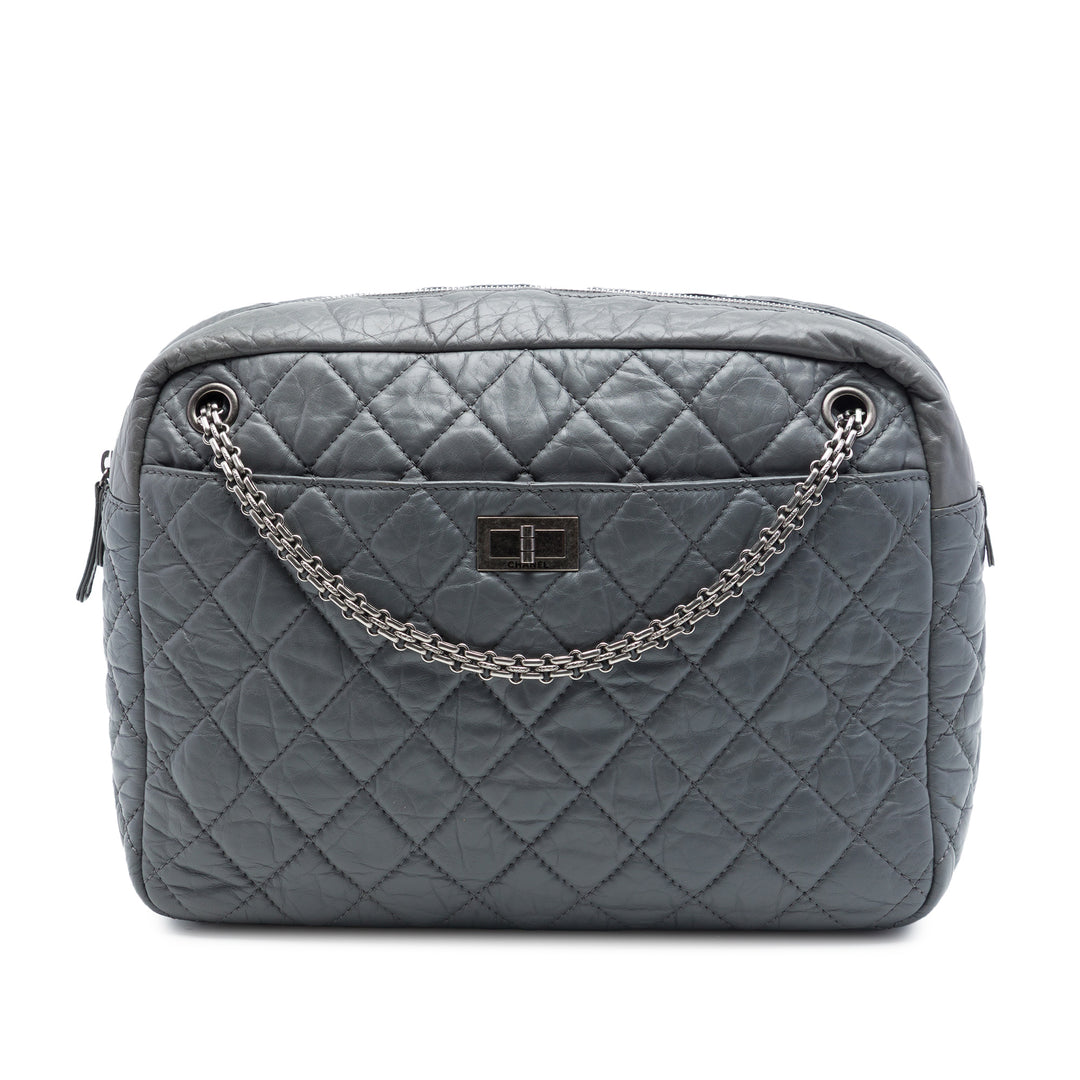 Chanel Matelassé Reissue 2.55 Sac caméra Grand Cuir de veau