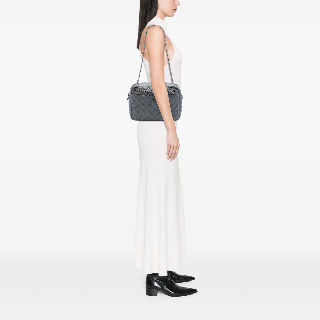 Chanel Matelassé Reissue 2.55 Sac caméra Grand Cuir de veau