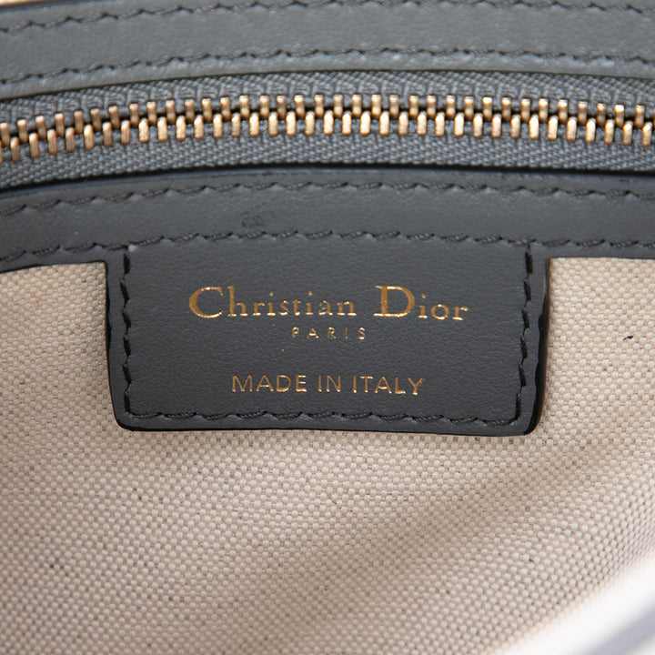 Dior Toile brodé Reverse Toile De Jouy Saddle Sac