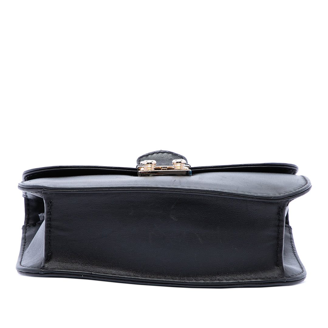 Rockstud Glam Lock Sac Petit Noir