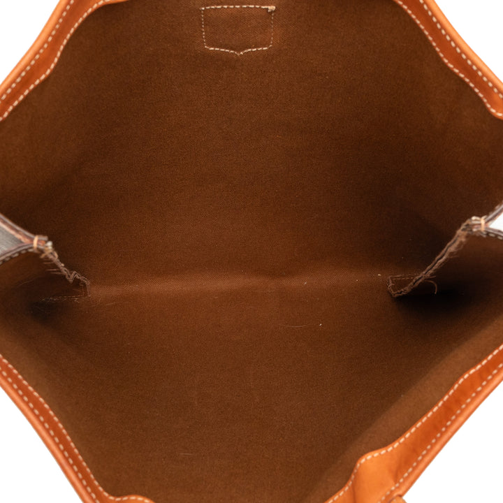 Macadam Cabas Toile enduite Marron