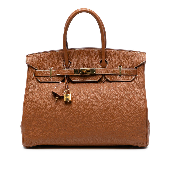 Hermès Togo Birkin Retourne 35 Marron