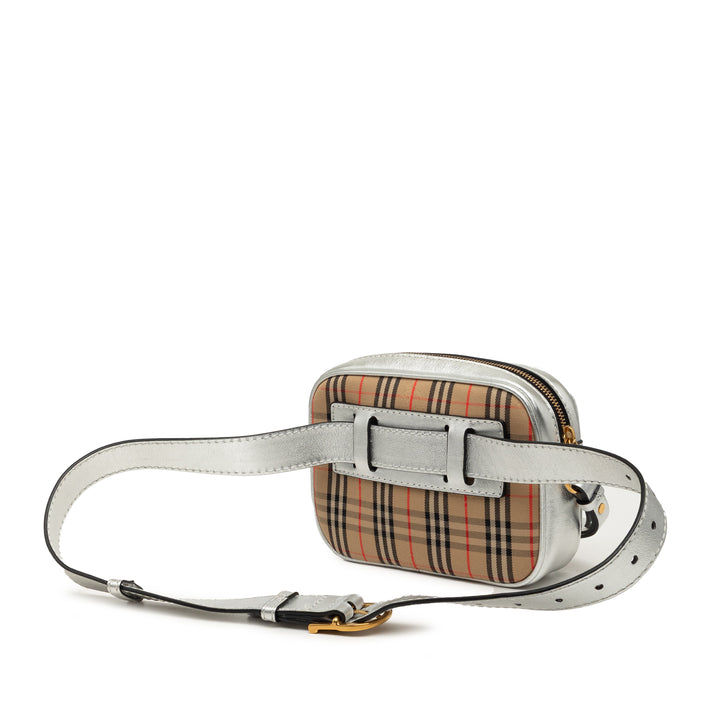 Haymarket Check 1983 Link Sac ceinture Beige