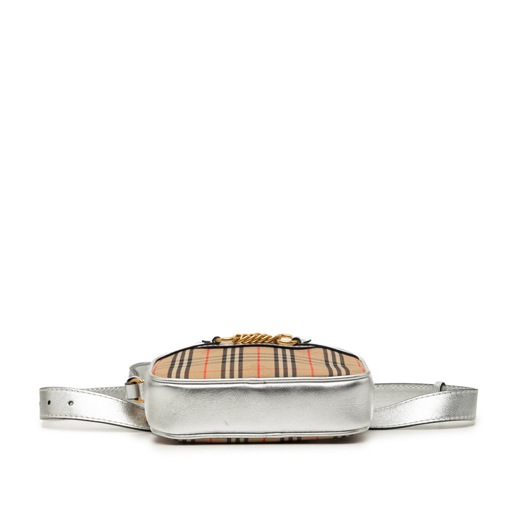Haymarket Check 1983 Link Sac ceinture Beige