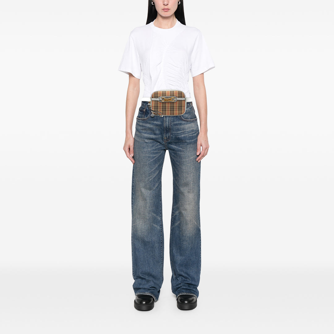 Haymarket Check 1983 Link Sac ceinture Beige