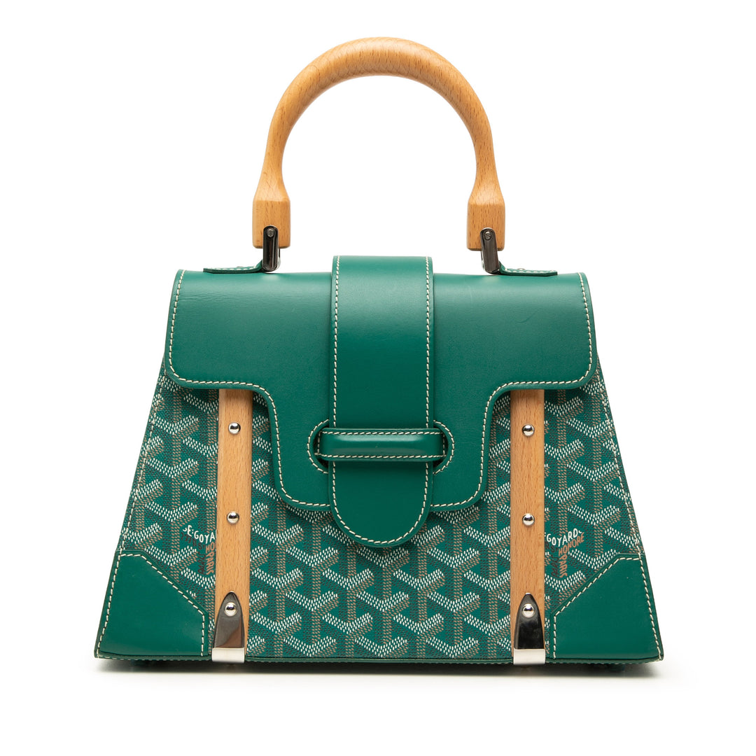 Goyard Saigon Structured PM Goyardine Vert – vue principale – GABY PARIS