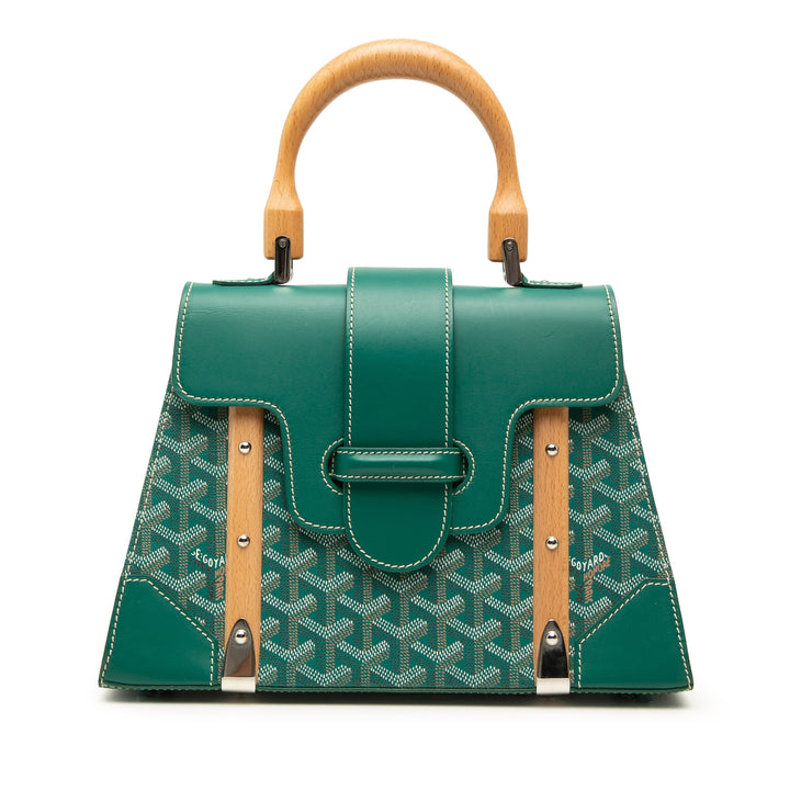 Goyard Saigon Structured PM Goyardine Vert – vue principale – GABY PARIS