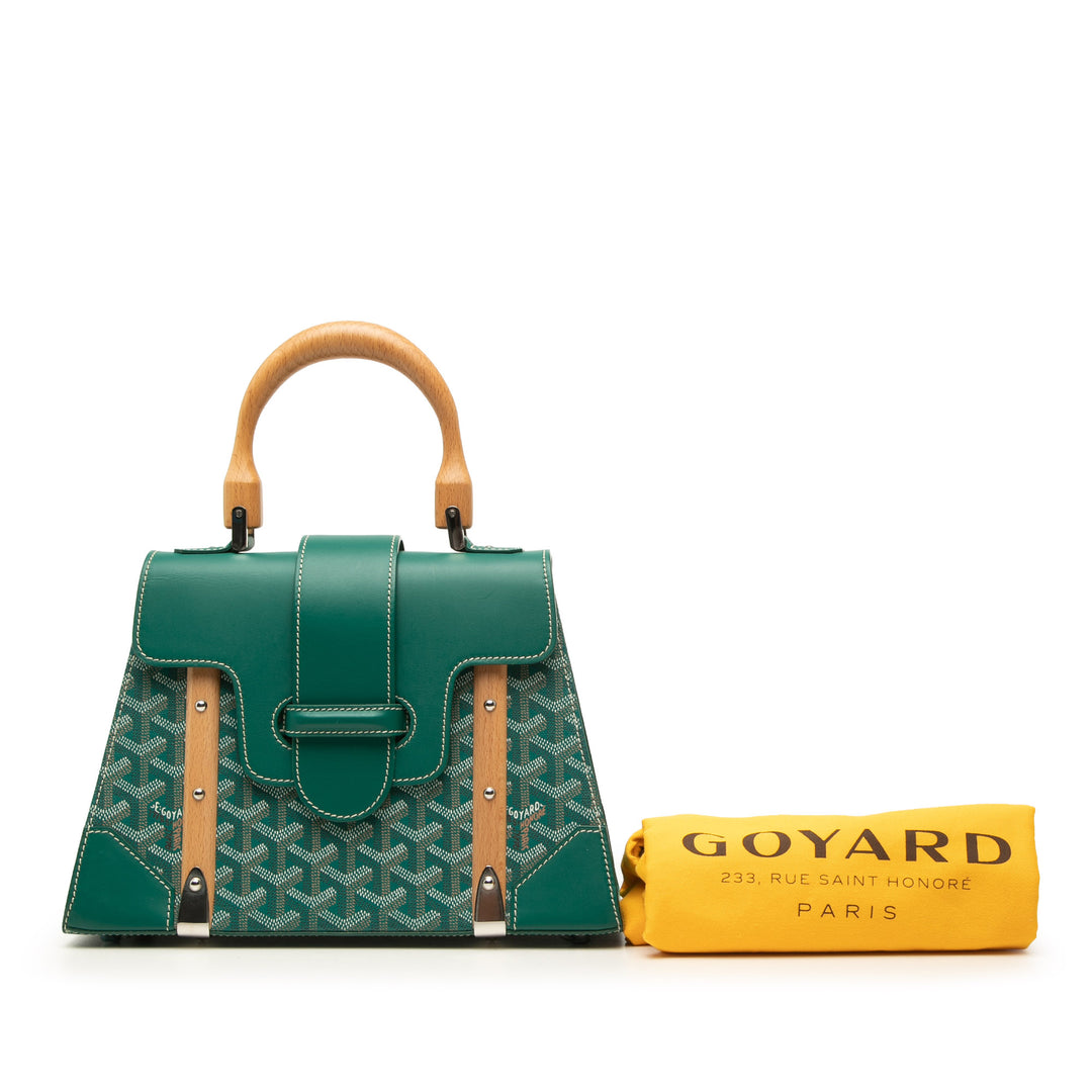 Goyard Saigon Structured PM Goyardine Vert – vue 7 – GABY PARIS
