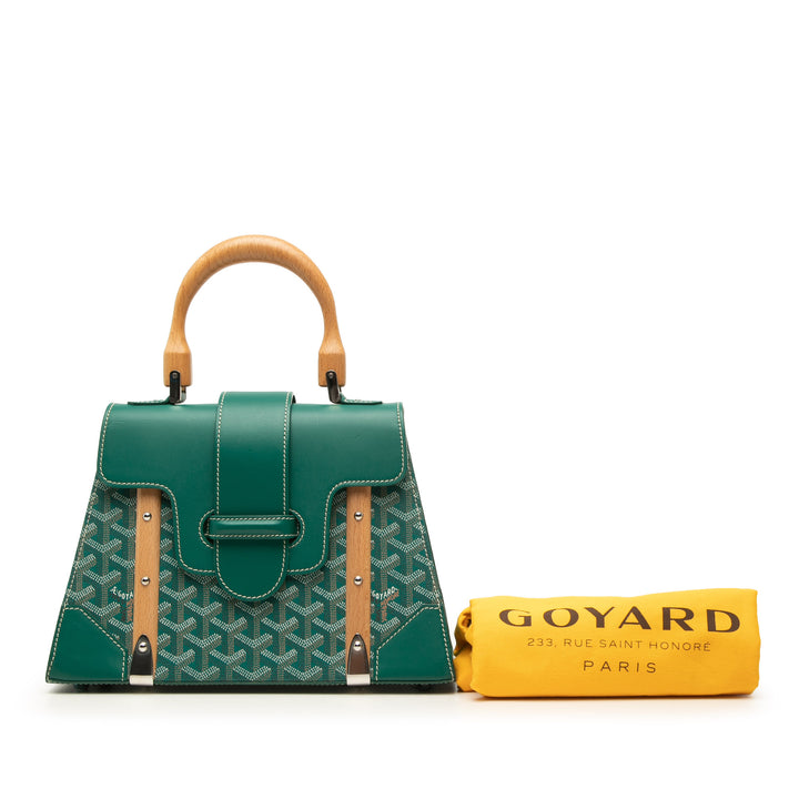 Goyard Saigon Structured PM Goyardine Vert – vue 7 – GABY PARIS