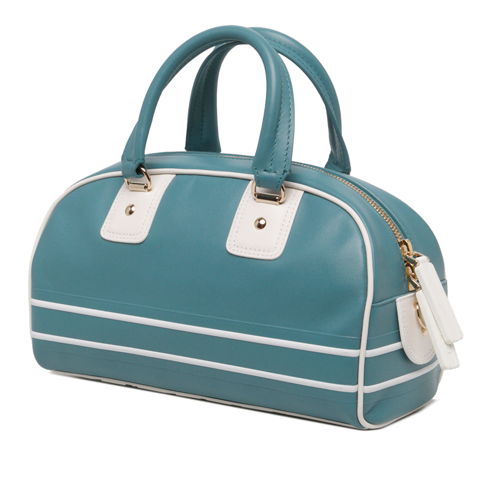 Dior Sac à main Dior Vibe Zippé bowling Petit Bleu – vue 2 – GABY PARIS