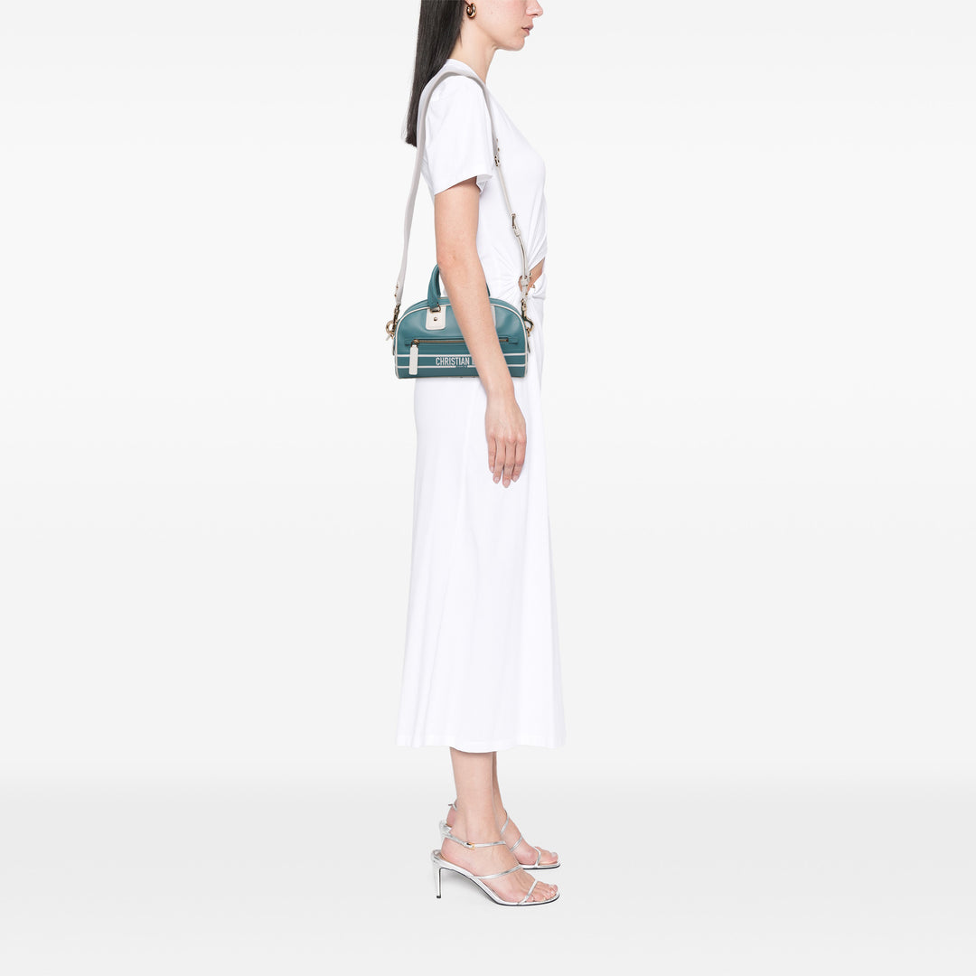 Dior Sac à main Dior Vibe Zippé bowling Petit Bleu – vue 5 – GABY PARIS