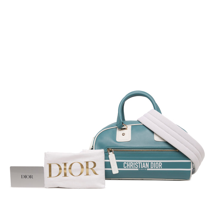Dior Sac à main Dior Vibe Zippé bowling Petit Bleu – vue 6 – GABY PARIS