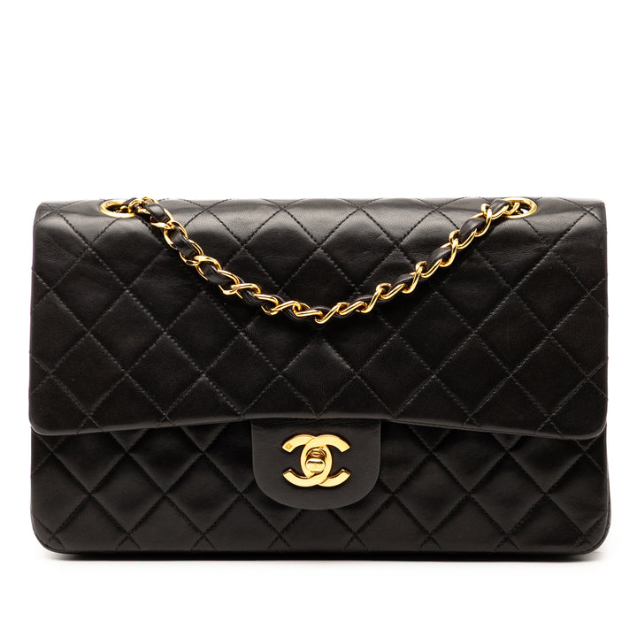 Chanel Medium Classic Cuir d’agneau Double rabat