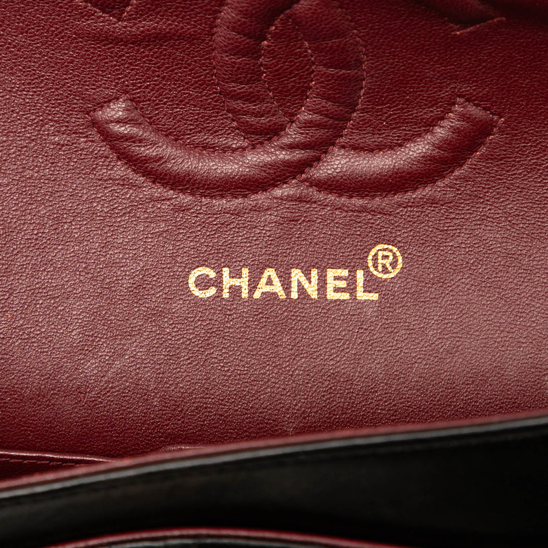 Chanel Medium Classic Cuir d’agneau Double rabat