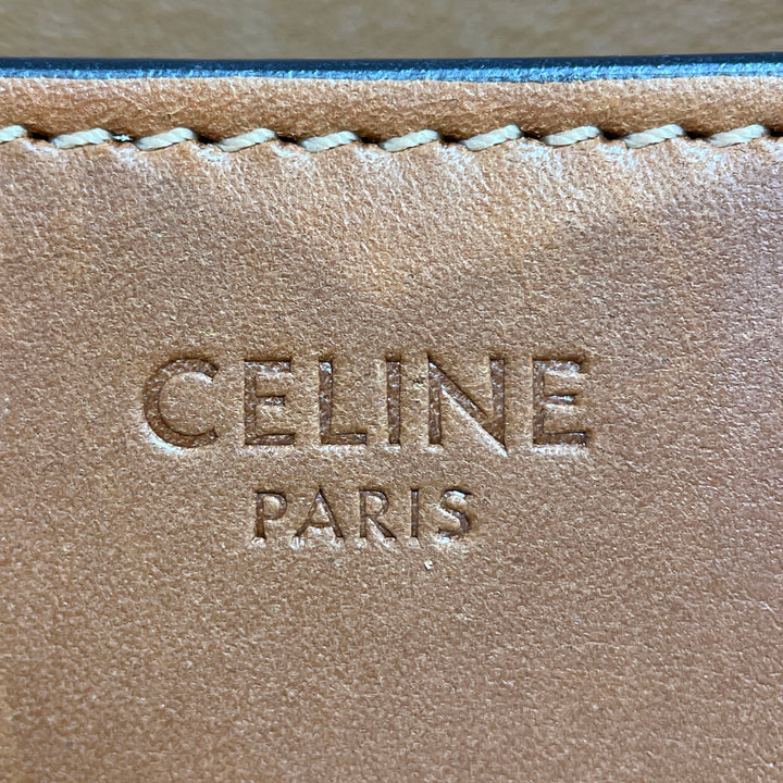 Leather Triomphe Claude Shoulder Bag Brown - Gaby Paris