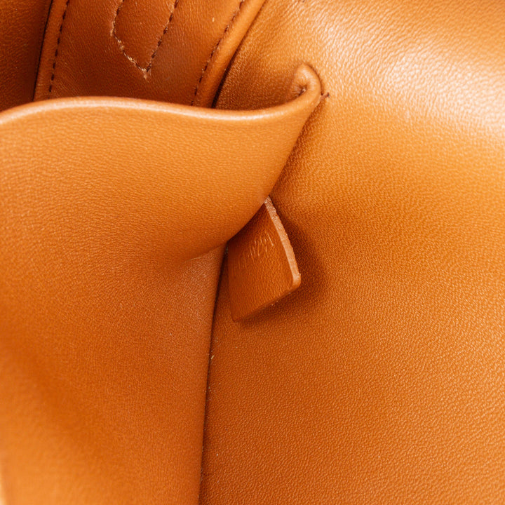 Leather Triomphe Claude Shoulder Bag Brown - Gaby Paris