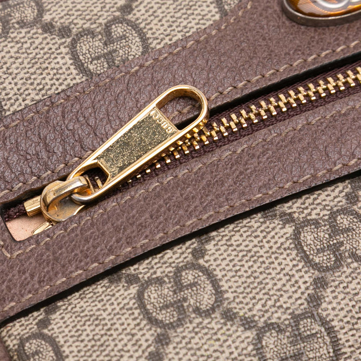 Mini GG Supreme Ophidia Crossbody Brown - Gaby Paris