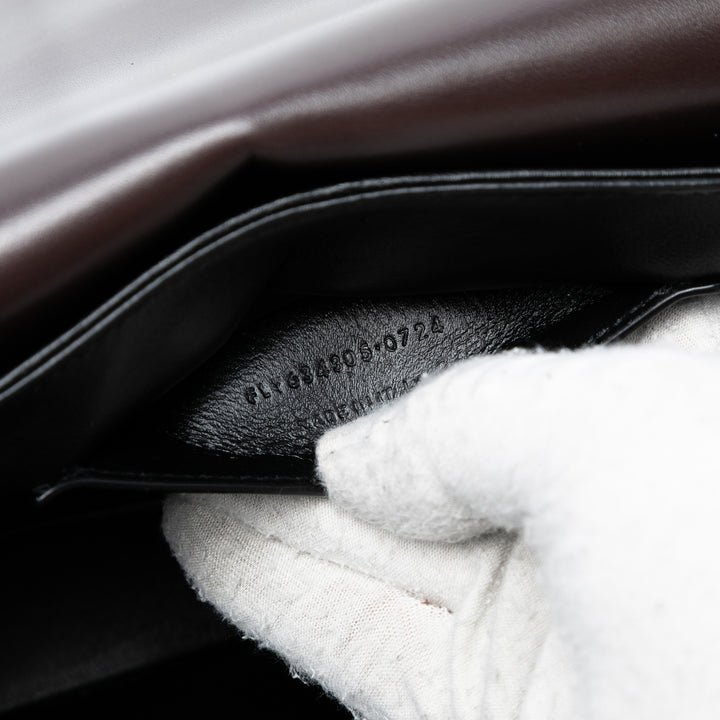 Saint Laurent Medium Cuir de veau Solferino Sac cartable In Boîte Marron – GABY PARIS Authentique