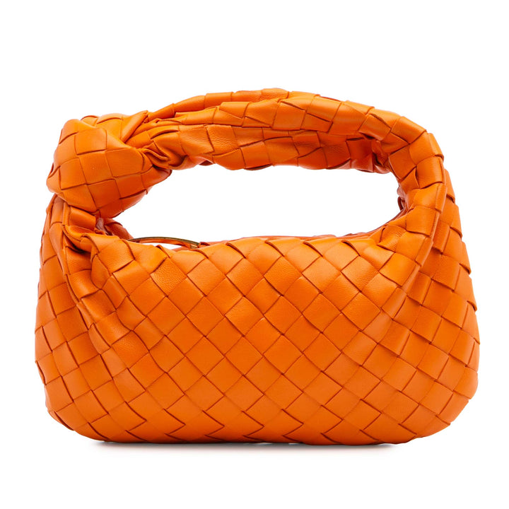 Mini Nappa Intrecciato Jodie Orange - Gaby Paris