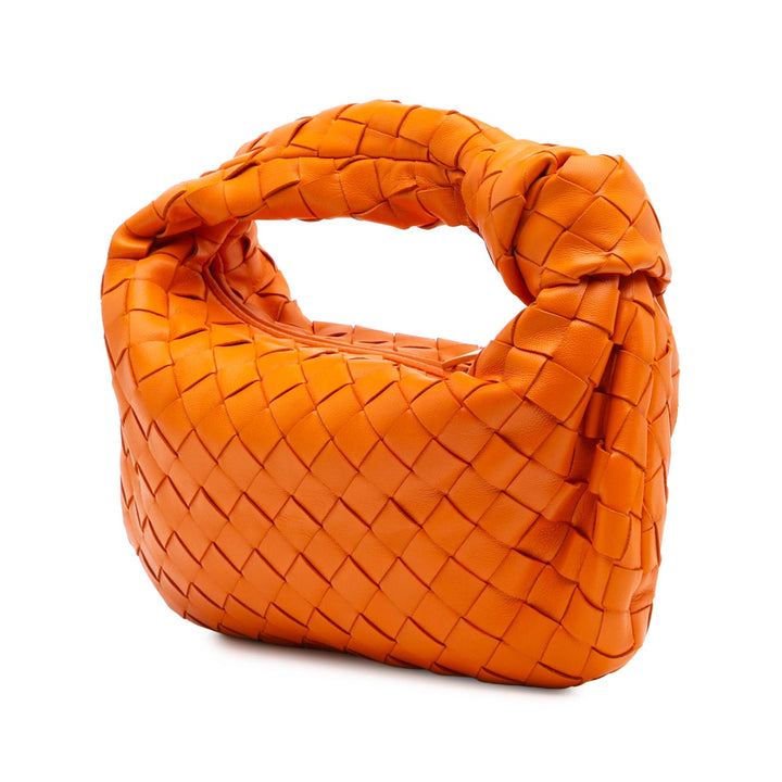 Mini Nappa Intrecciato Jodie Orange - Gaby Paris