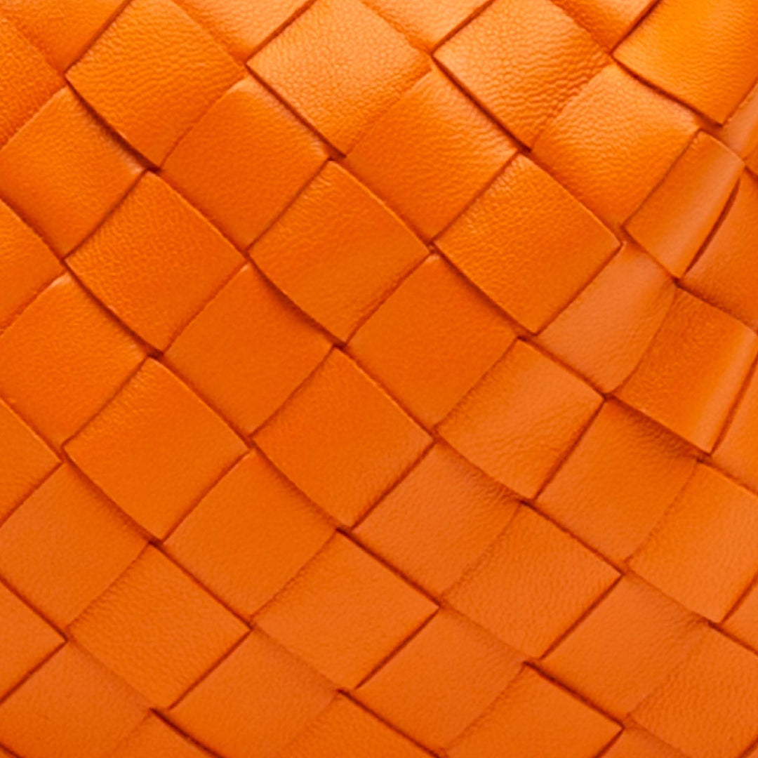 Mini Nappa Intrecciato Jodie Orange - Gaby Paris