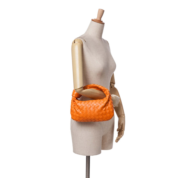 Mini Nappa Intrecciato Jodie Orange - Gaby Paris