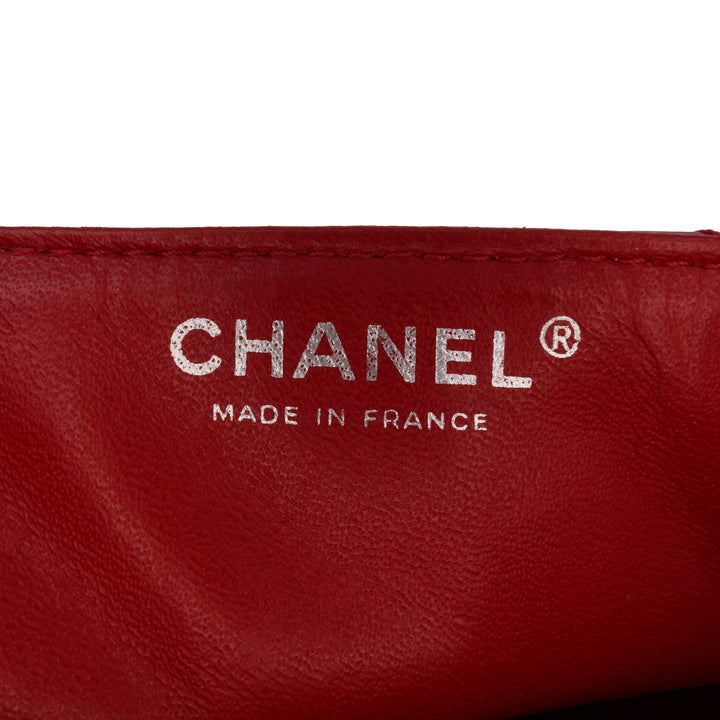 Classic Chevron Patent East West Single Flap Red - Gaby Paris