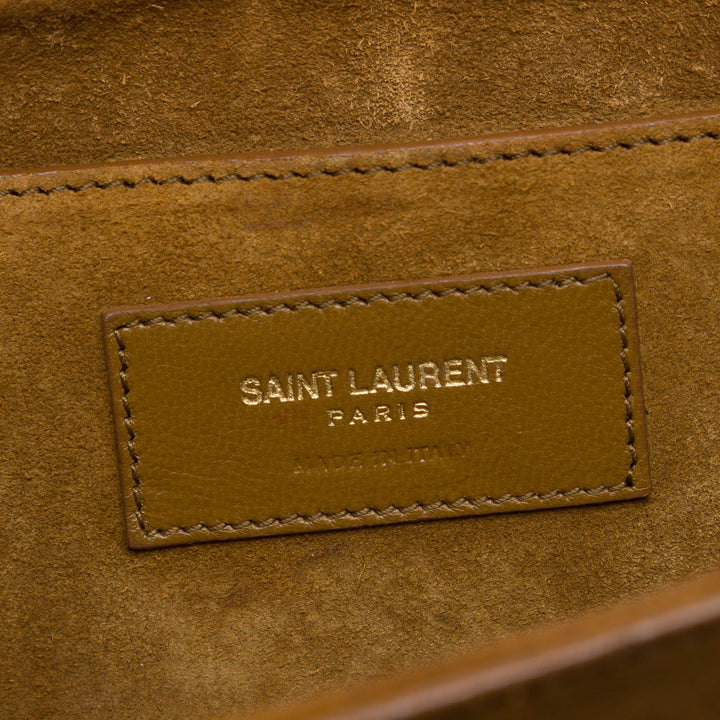 Saint Laurent Small Daim Monogram Envelope Sac porté croisé