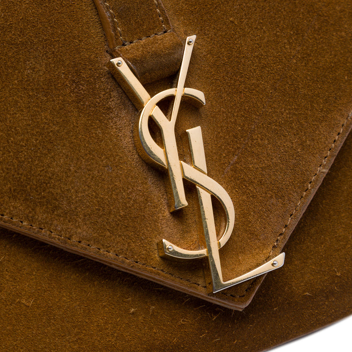 Saint Laurent Small Daim Monogram Envelope Sac porté croisé