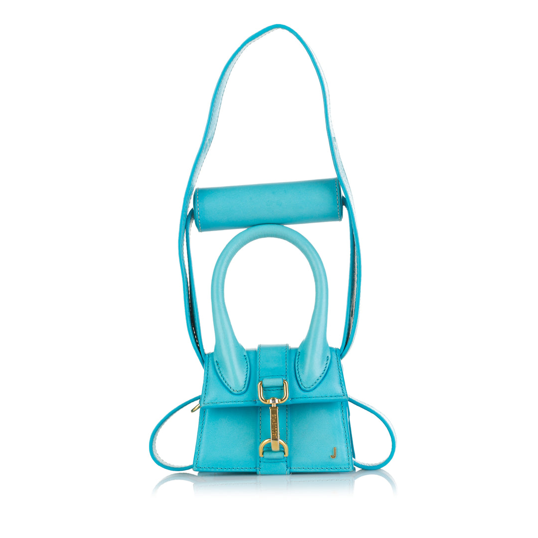 Le Chiquito Montagne Mini Bag Blue - Gaby Paris