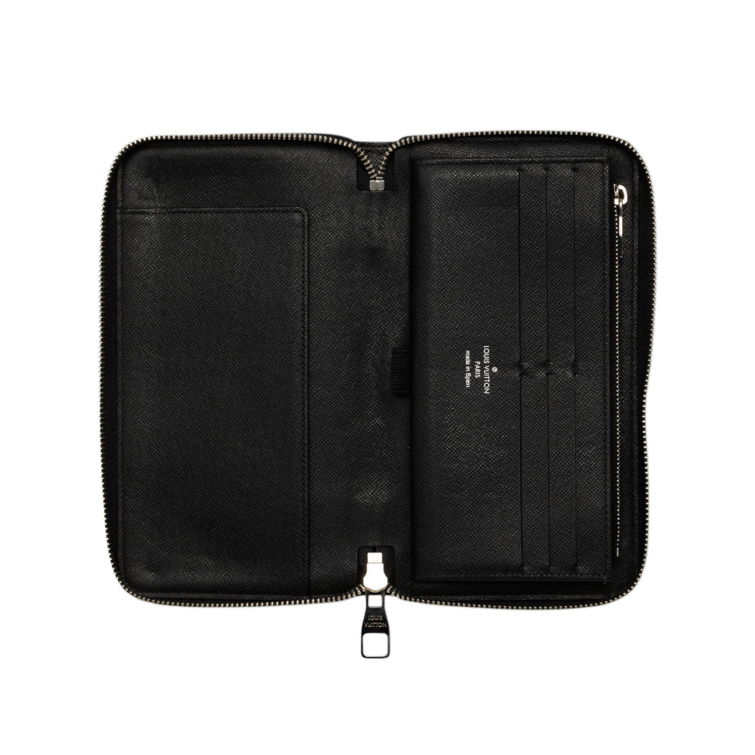 Louis Vuitton Zippy Portefeuille organisateur Damier Graphite Noir – vue 4 – GABY PARIS