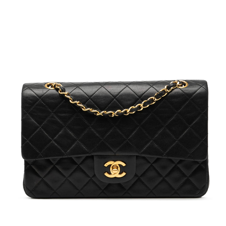 Chanel Medium Classic Cuir d’agneau Double rabat