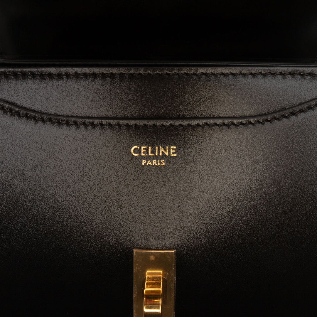 Celine Sac à main 16 à Mini Cuir de veau lisse Noir – vue 5 – GABY PARIS