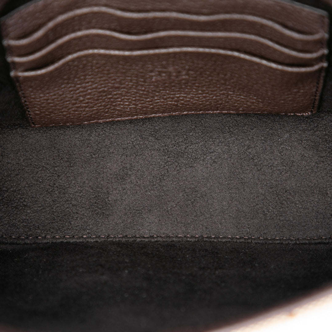 Gucci GG Toile Web Buckle à rabat Sac porté croisé