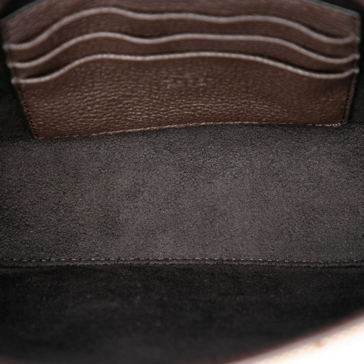 Gucci GG Toile Web Buckle à rabat Sac porté croisé