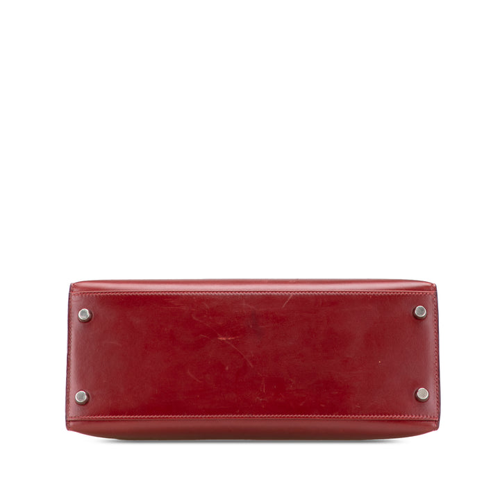 Box Calf Kelly II Sellier 28 Red - Gaby Paris