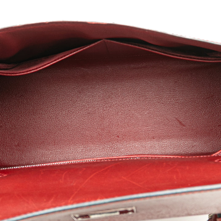 Box Calf Kelly II Sellier 28 Red - Gaby Paris