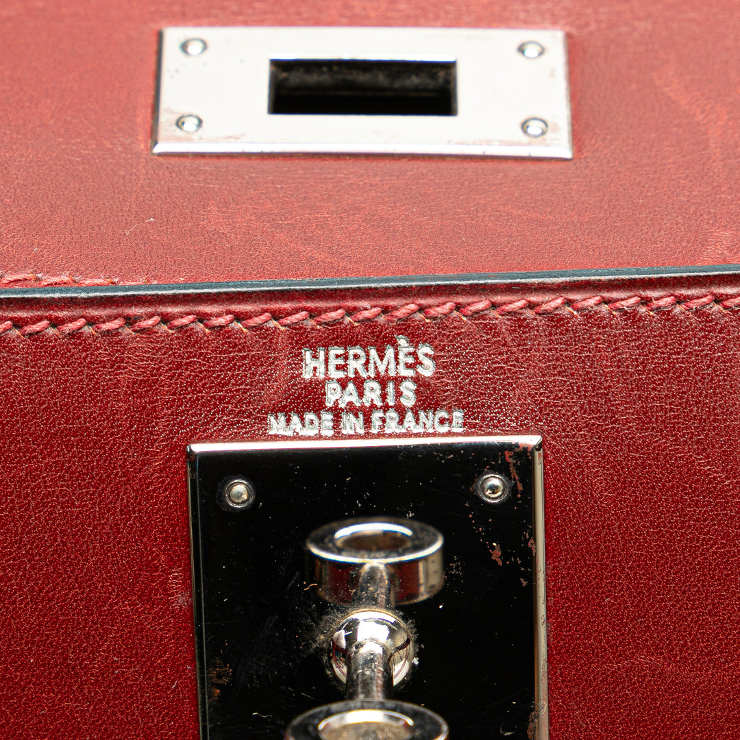 Box Calf Kelly II Sellier 28 Red - Gaby Paris