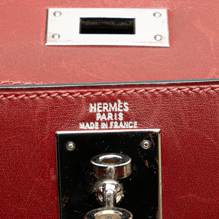 Box Calf Kelly II Sellier 28 Red - Gaby Paris