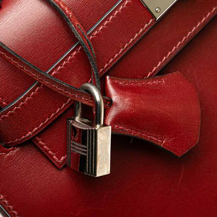 Box Calf Kelly II Sellier 28 Red - Gaby Paris