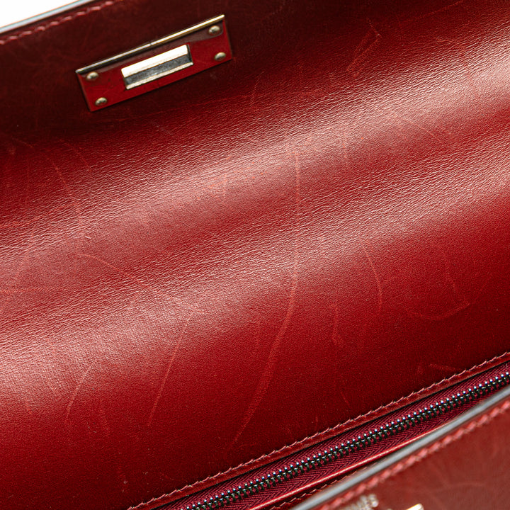 Box Calf Kelly II Sellier 28 Red - Gaby Paris