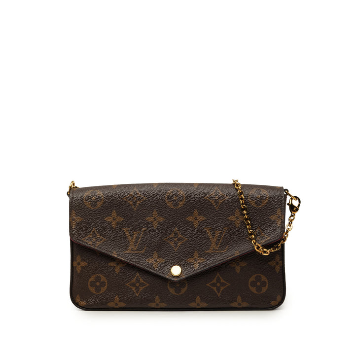 Pochette Felicie Monogram Marron